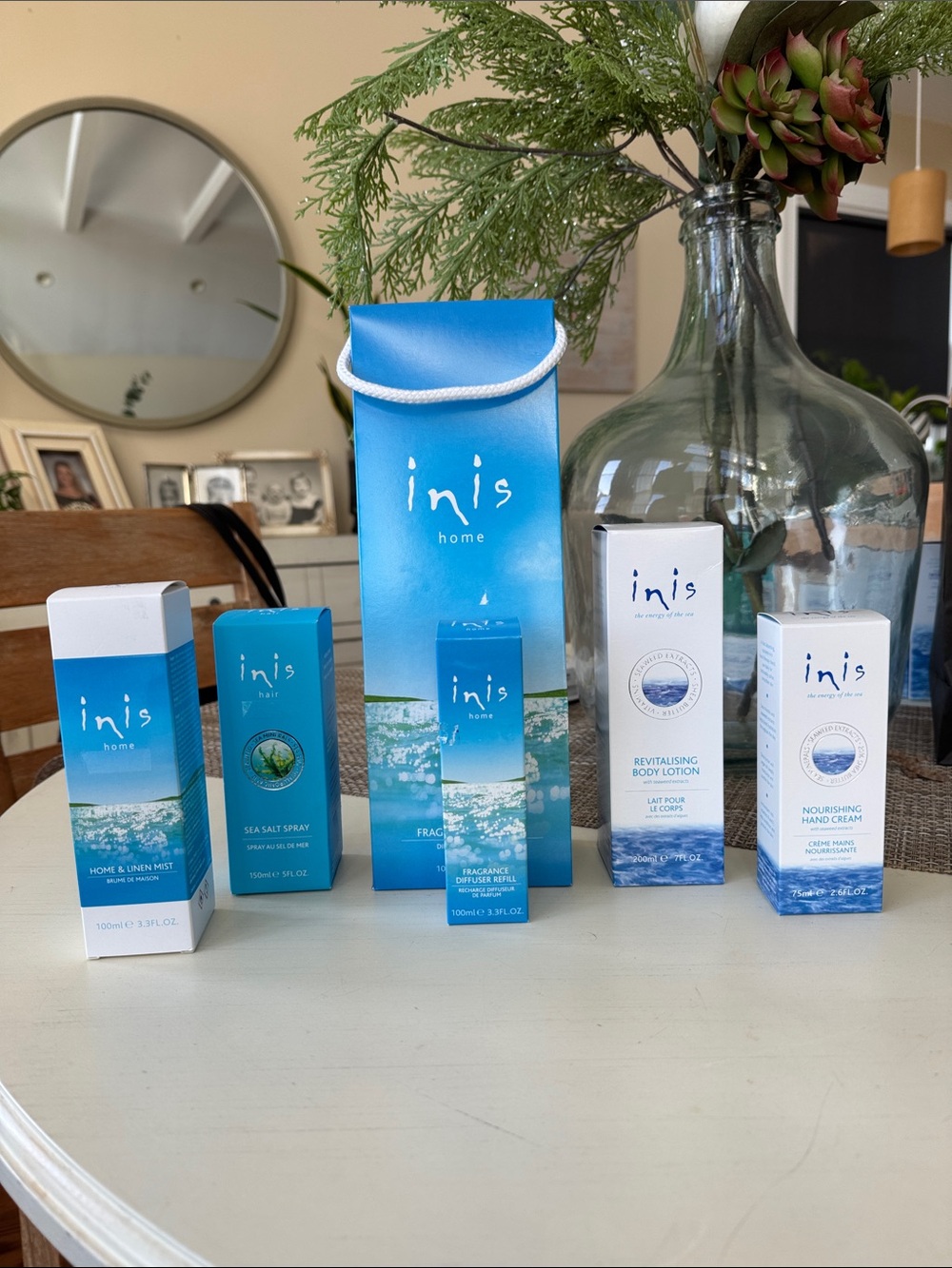 Inis Blue Sea Scented Body & Home Care Set